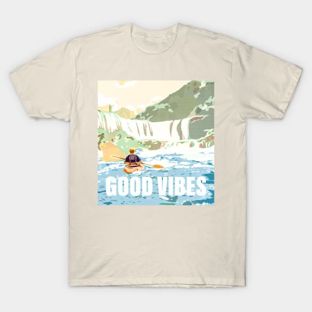 Good vibes with Kayak T-Shirt by Mimie20